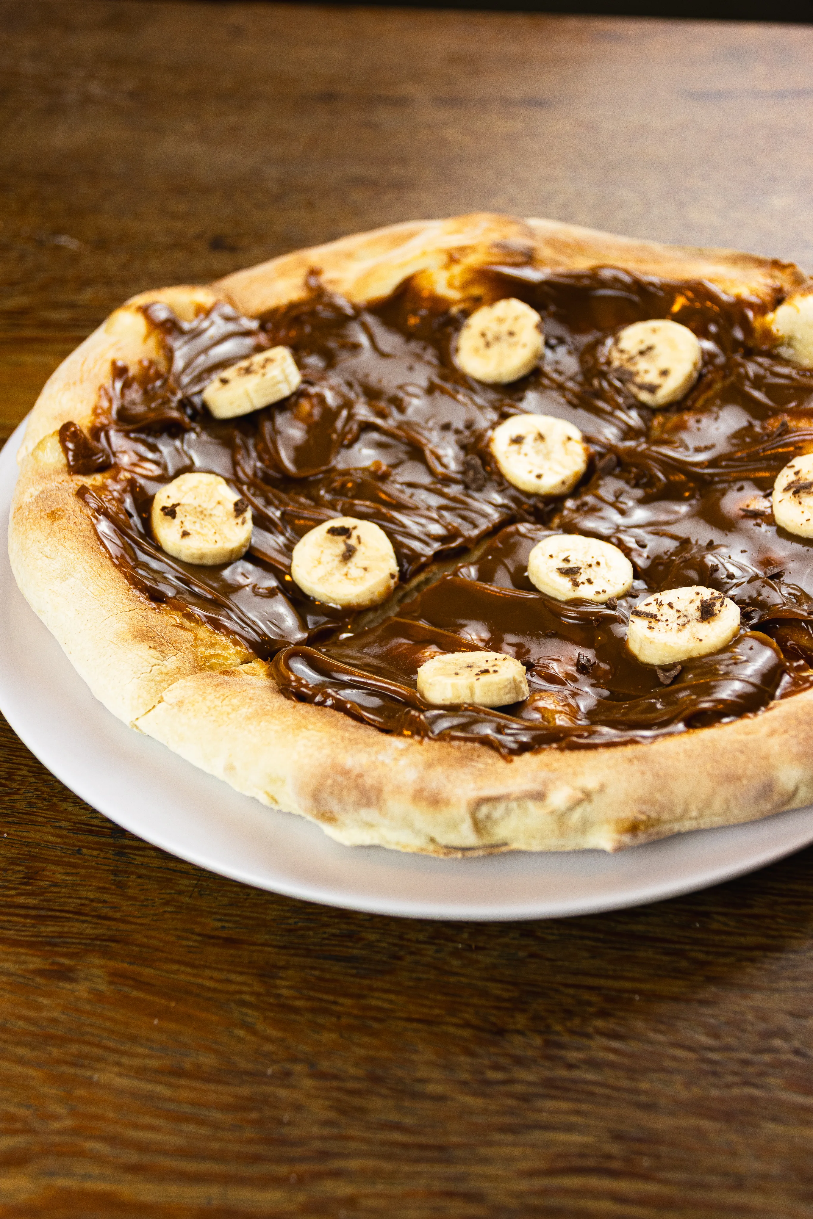Pizza Banana com Doce de Leite