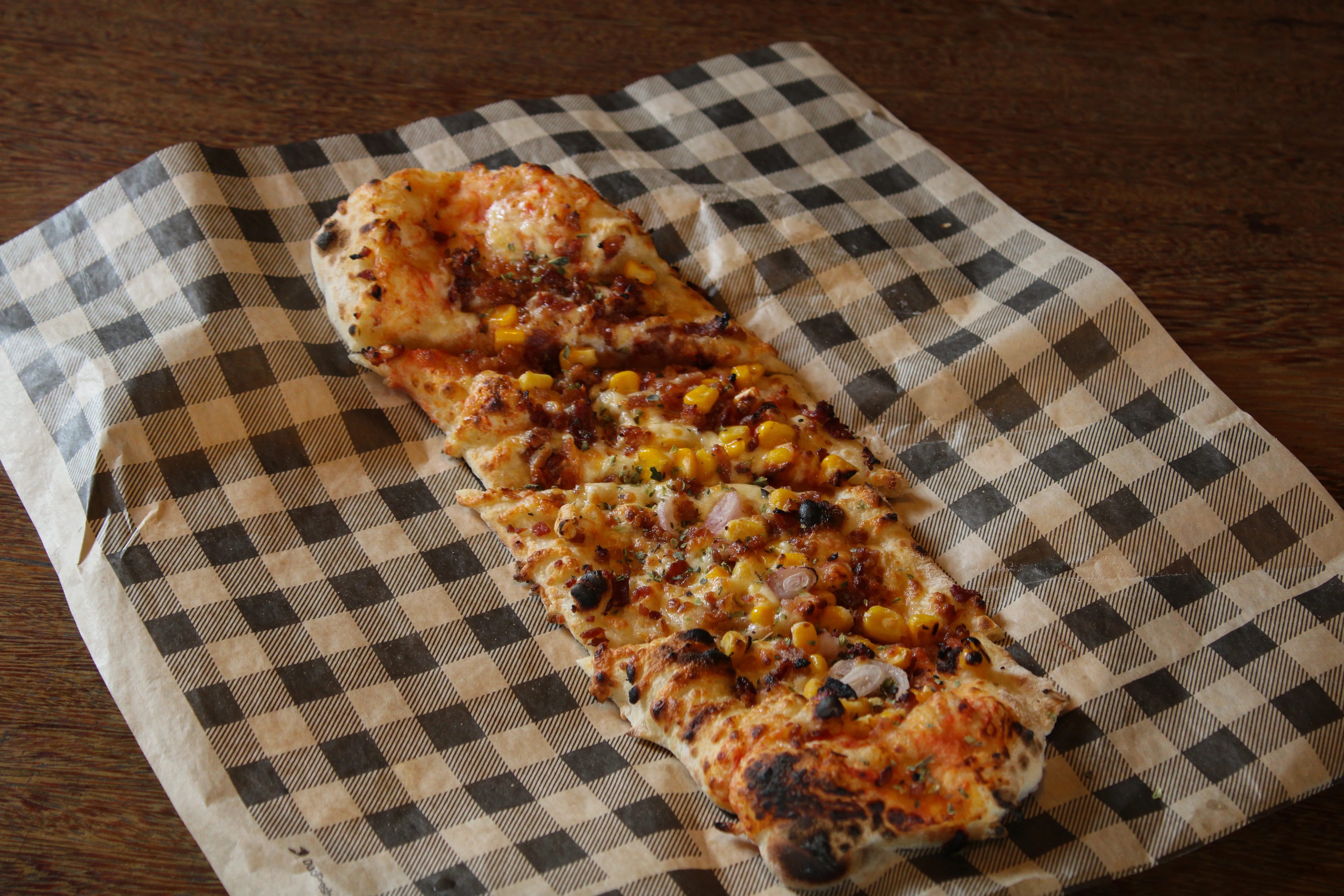 Half Pizza Corn & Bacon